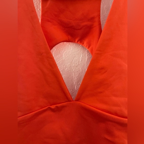 Bright Orange Crop Top - Picture 2 of 4